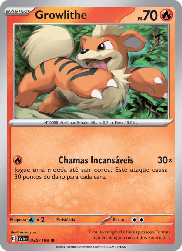 Carta Growlithe