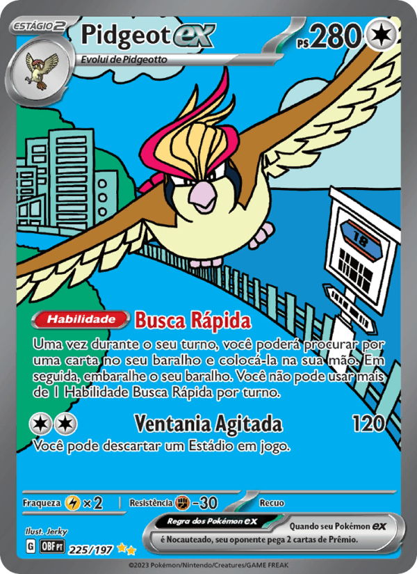 Carta Pidgeot ex