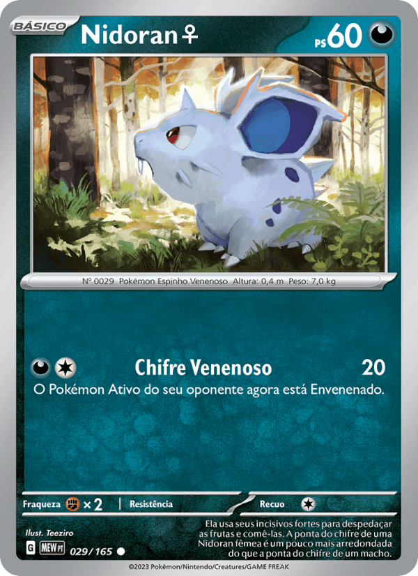 Carta Nidoran♀