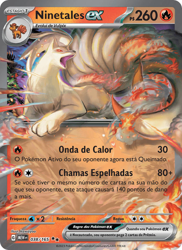 Carta Ninetales ex
