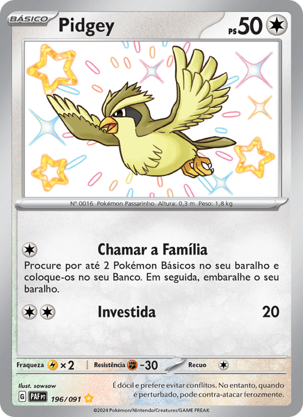 Carta Pidgey