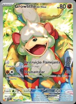 Carta Growlithe de Hisui