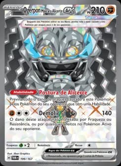 Carta Ogerpon Máscara Alicerce ex
