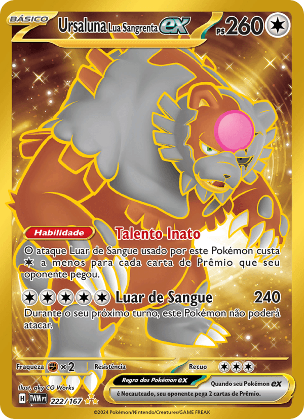 Carta Ursaluna Lua Sangrenta ex
