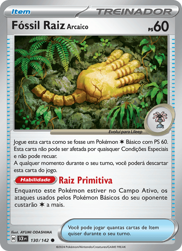 Carta Fóssil Raiz Arcaico