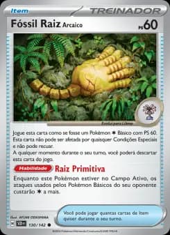 Carta Fóssil Raiz Arcaico