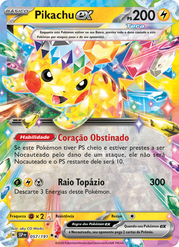Carta Pikachu ex