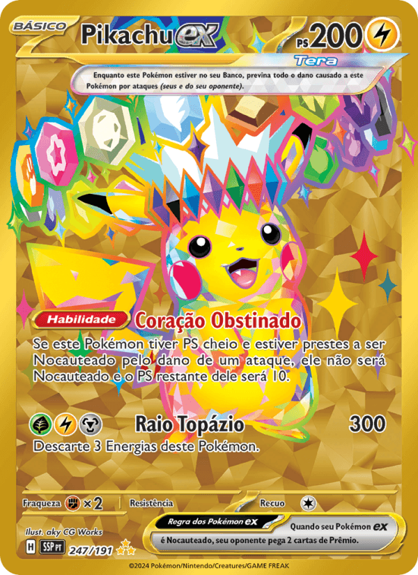 Carta Pikachu ex