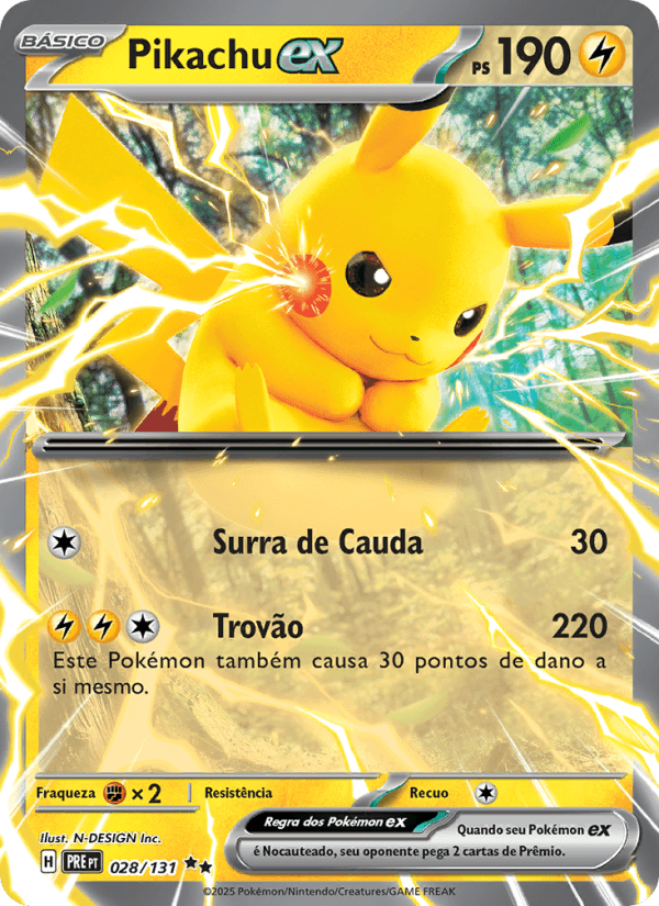Carta Pikachu ex