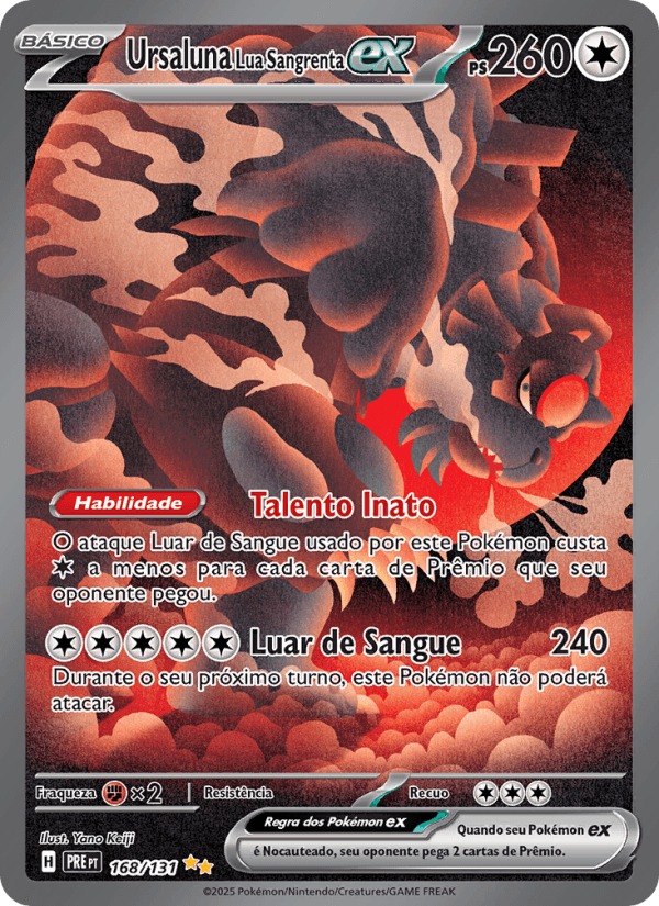Carta Ursaluna Lua Sangrenta ex