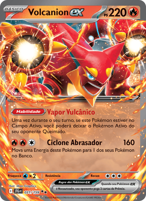 Carta Volcanion ex