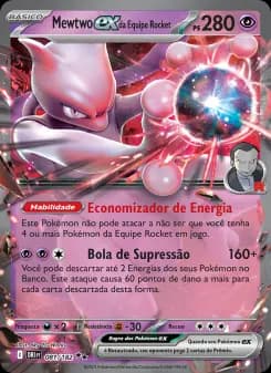 Carta Mewtwo ex da Equipe Rocket