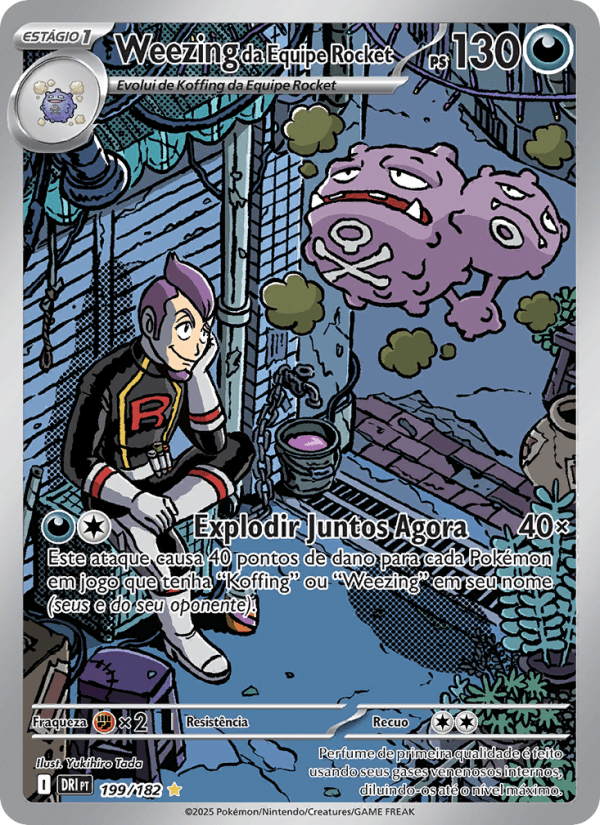 Carta Weezing da Equipe Rocket