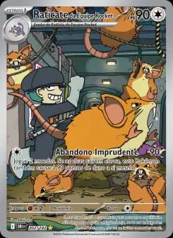 Carta Raticate da Equipe Rocket