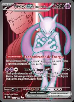 Carta Mewtwo ex da Equipe Rocket