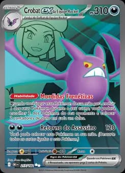Carta Crobat ex da Equipe Rocket