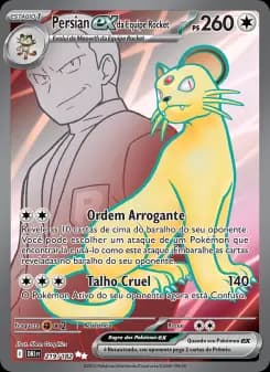 Carta Persian ex da Equipe Rocket