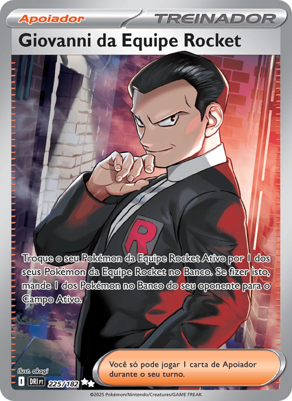 Carta Giovanni da Equipe Rocket