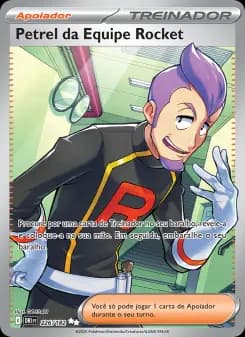 Carta Petrel da Equipe Rocket