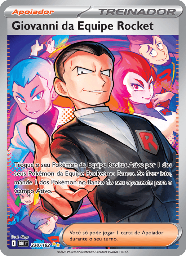 Carta Giovanni da Equipe Rocket