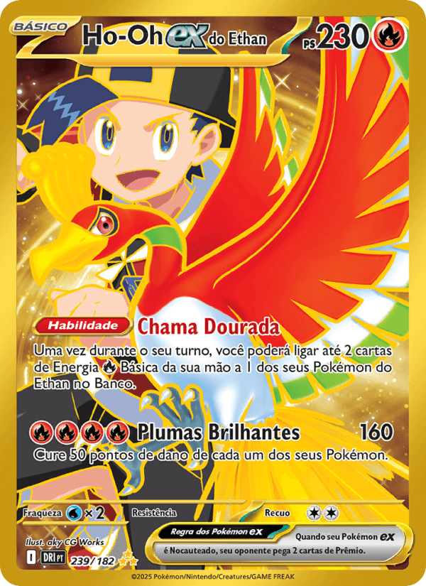 Carta Ho-Oh ex do Ethan
