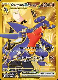 Carta Garchomp ex da Cíntia