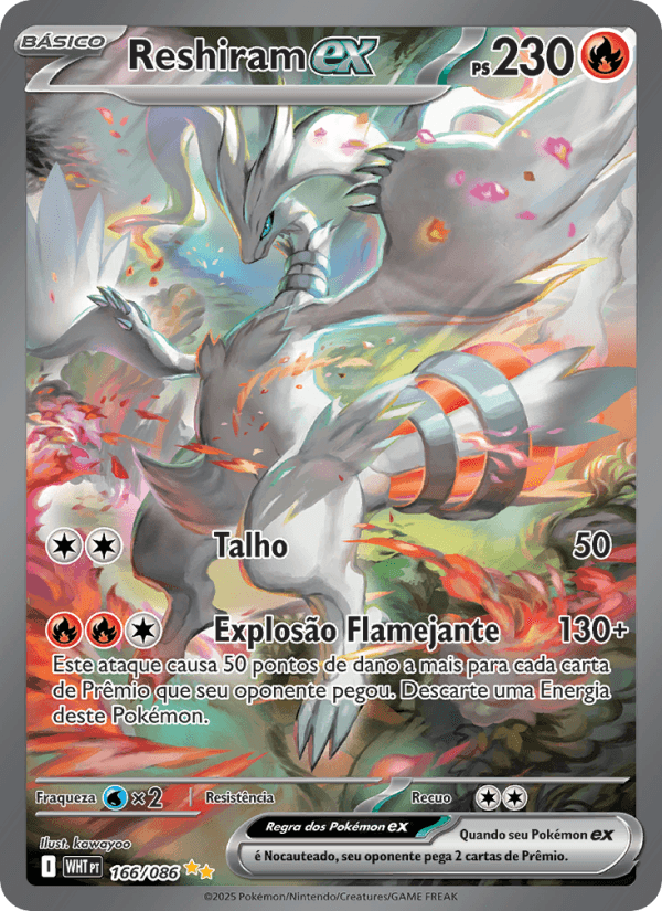Carta Reshiram ex