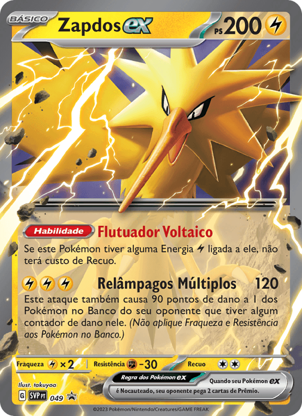 Carta Zapdos ex