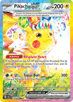 Carta Pikachu ex