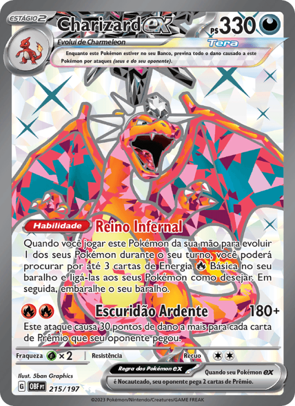 Carta Charizard ex