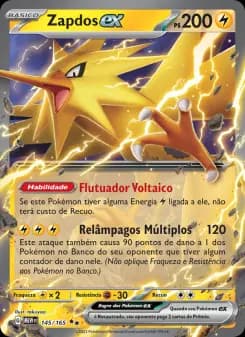 Carta Zapdos ex