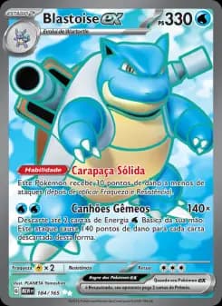 Carta Blastoise ex