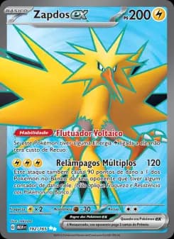 Carta Zapdos ex