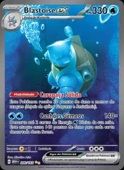 Carta Blastoise ex