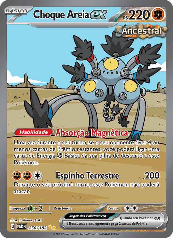 Carta Choque Areia ex