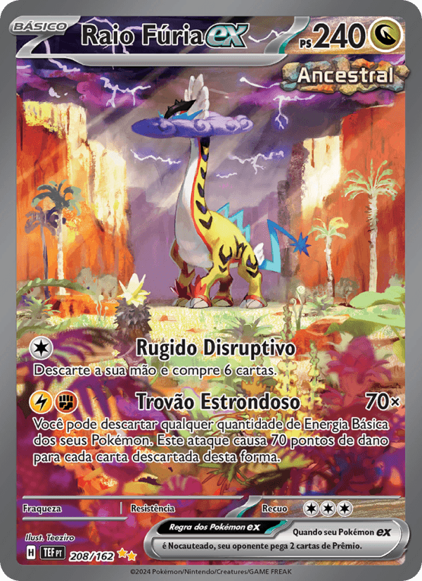 Carta Raio Fúria ex
