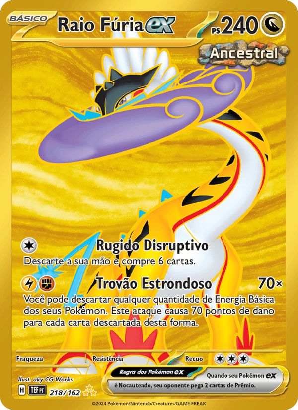 Carta Raio Fúria ex