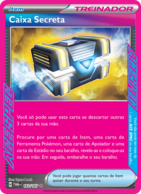 Carta Caixa Secreta