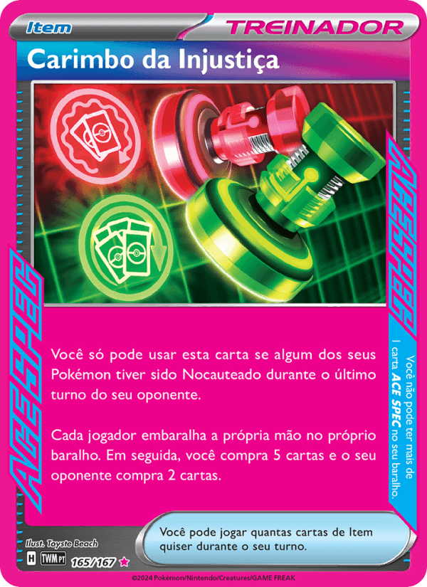 Carta Carimbo da Injustiça