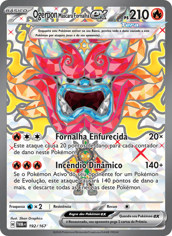 Carta Ogerpon Máscara Fornalha ex