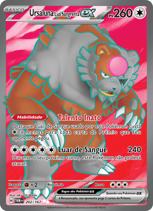 Carta Ursaluna Lua Sangrenta ex