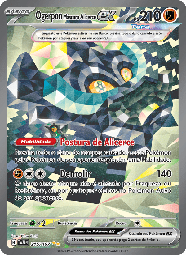 Carta Ogerpon Máscara Alicerce ex