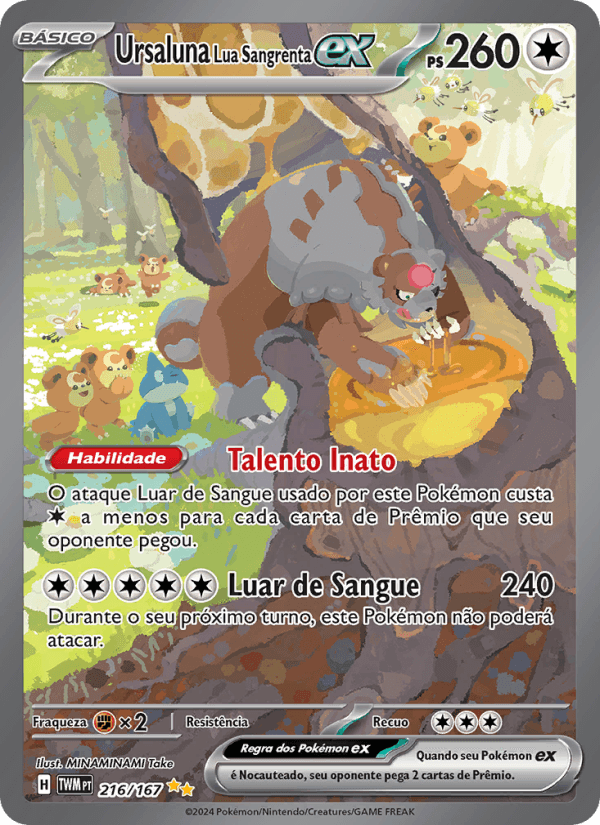 Carta Ursaluna Lua Sangrenta ex