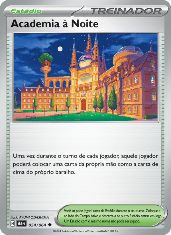 Carta Academia à Noite