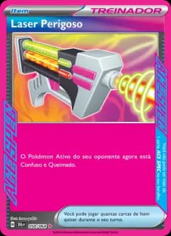 Carta Laser Perigoso