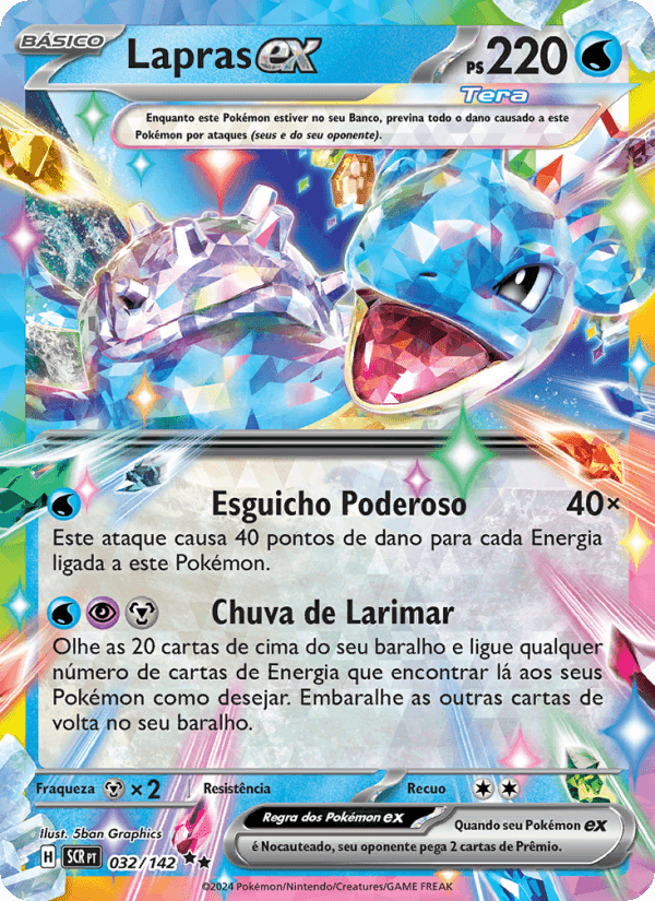 Carta Lapras ex