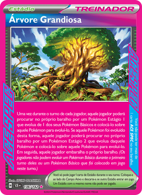 Carta Árvore Grandiosa
