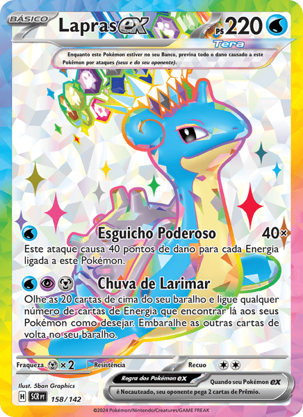 Carta Lapras ex