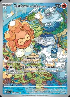 Carta Castform Forma Ensolarada