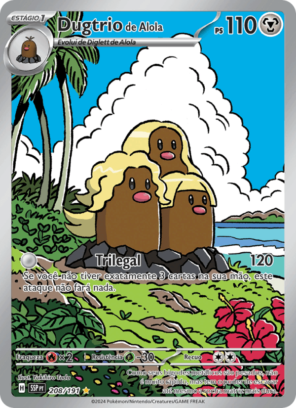 Carta Dugtrio de Alola
